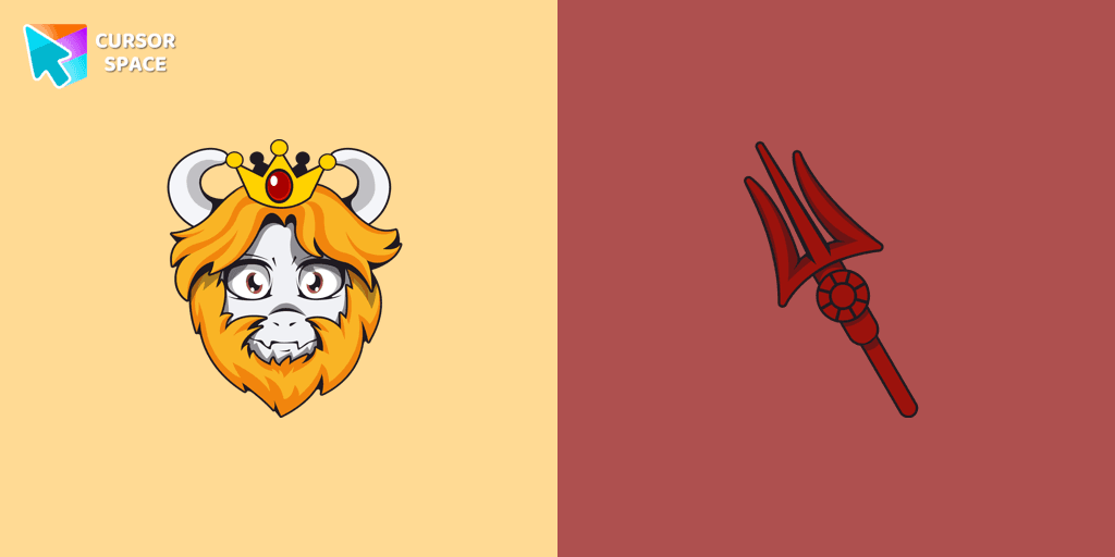 Undertale Asgore Dreemurr cursor